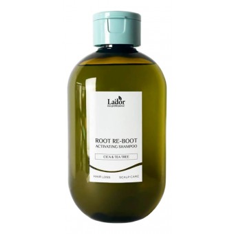 La'dor Root Re-Boot Activating Shampoo Cica & Tea Tree - Шампунь против выпадения волос для жирной и проблемной кожи головы