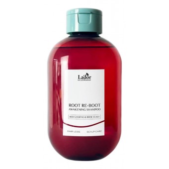 La'dor Root Re-Boot Awakening Shampoo Red Ginseng & Beer Yeast - Шампунь против выпадения волос для сухих и тусклых волос