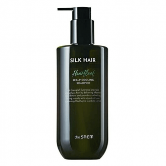 The Saem Silk Hair Heartleaf Scalp Cooling Shampoo - Шампунь против выпадения волос