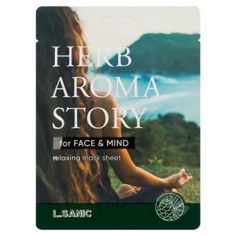 L'Sanic Herb Aroma Story Relaxing Mask Sheet - Маска тканевая с эффектом ароматерапии