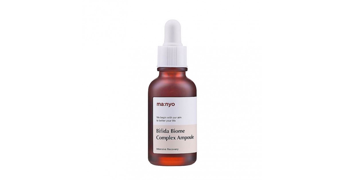 Bifida Biome Complex Ampoule 30ml. Сыворотка с лизатом бифидобактерий Manyo Bifida Biome Complex Ampoule, 50 мл. Manyo бифижо сыворот.