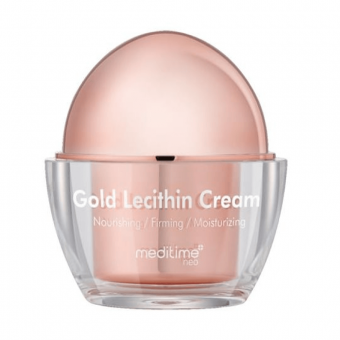 Meditime NEO Gold Lecithin Cream - Омолаживающий лифтинг-крем с лецитином и золотом