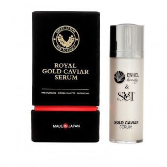 Enhel Beauty Royal Gold Caviar Serum - Коллагеновая сыворотка для лица