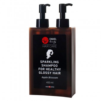 Enhel Beauty Sparkling Shampoo for Healthy Glossy Hair - Двухфазный терапевтический шампунь