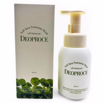Deoproce Soft Sera Feminine Wash - Мягкая пенка для интимной гигиены