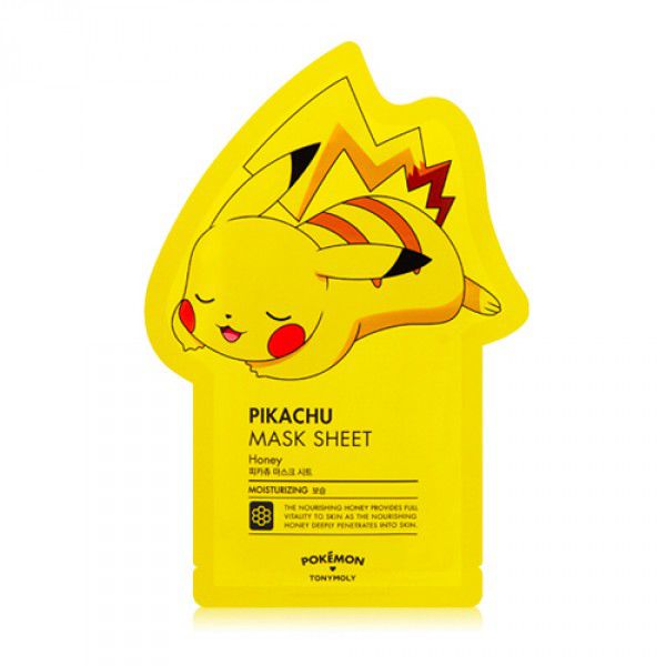 Pikachu Mask Sheet ( Pokemon Edition) - Тканевая маска с мёд