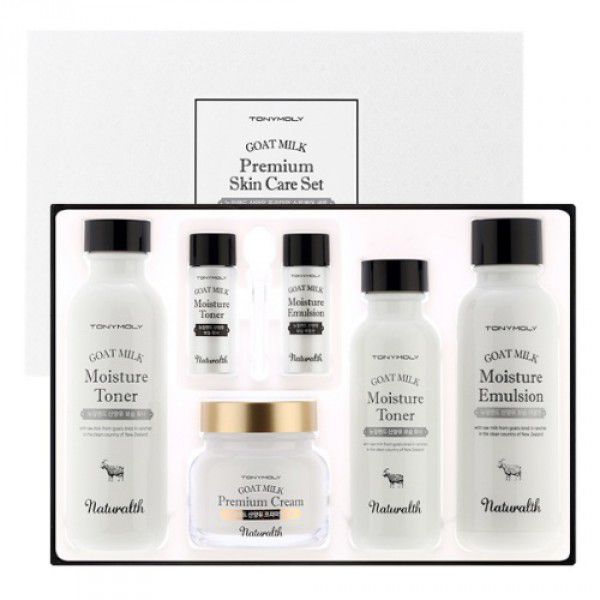 Naturalth Goat Milk Premium Skin Care Set - Увлажняющий набо