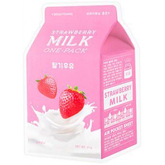 A'pieu Strawberry Milk One-Pack - Клубничная маска для лица