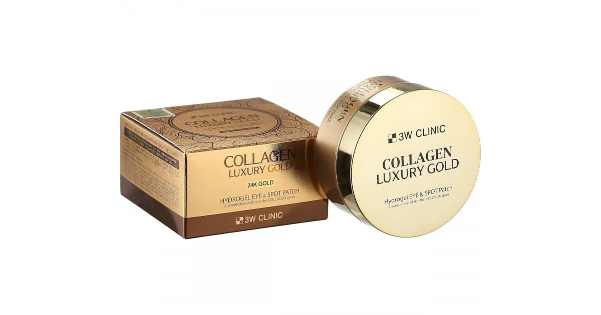 Успей купить 3W Clinic Collagen & Luxury Gold Hydrogel Eye & Spot Patch