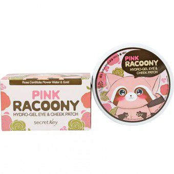 Secret Key Pink Racoony Hydro-Gel Eye & Cheek Patch - Патчи для глаз и скул гидрогелевые