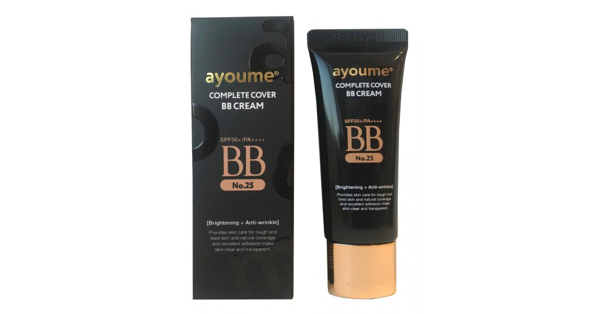 Bb крем фото Успей купить Ayoume Complete Cover BB Cream SPF50+ PA++++ - Многофункциональный 