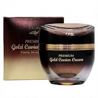 Dr.Cellio Premium Gold Caviar Cream - Крем для лица омолаживающий с экстрактом икры и золота