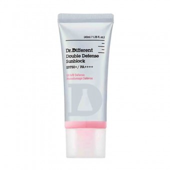 Dr.Different Double Defense Sunblock SPF50+ PA++++ - Солнцезащитный крем двойная защита