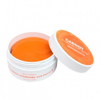 BeauuGreen Carrot Hydrogel Eye Patch - Гидрогелевые патчи с морковью