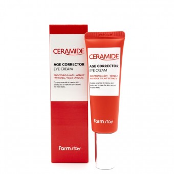 Farm Stay Ceramide Age Corrector Eye Сream - Крем для кожи вокруг глаз с керамидами