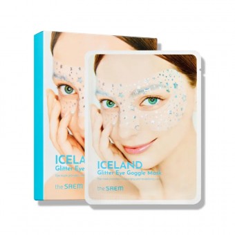 The Saem Iceland Glitter Eye Goggle Mask -  Набор масок для кожи вокруг глаз