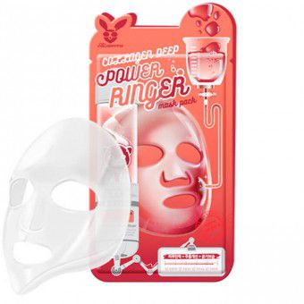 Elizavecca Collagen Deep Power Ringer Mask Pack - Омолаживающая тканевая маска для лица с коллагеном