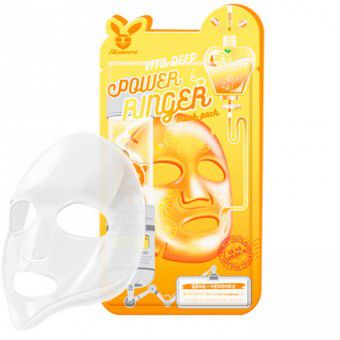 Elizavecca Vita Deep Power Ringer Mask Pack - Витаминизированная тканевая маска для повышения упругости лица