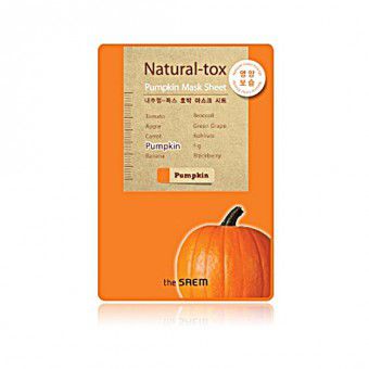 The Saem Natural – tox Pumpkin Mask Sheet - Маска - детокс
