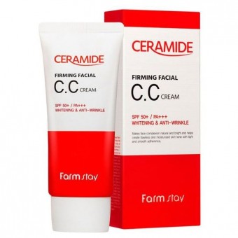 Farm Stay Ceramide Firming Facial CC Cream  - Укрепляющий CC крем с керамидами