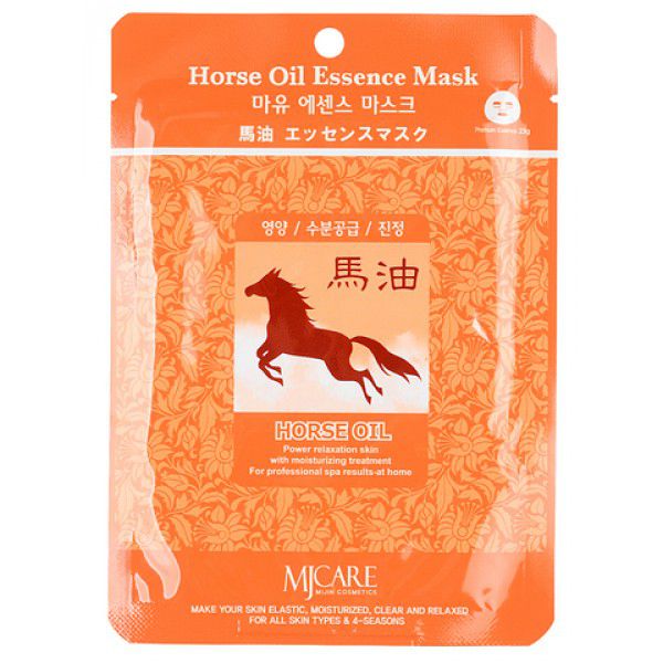 Horse Oil Essence Mask - Маска тканевая конский жир
