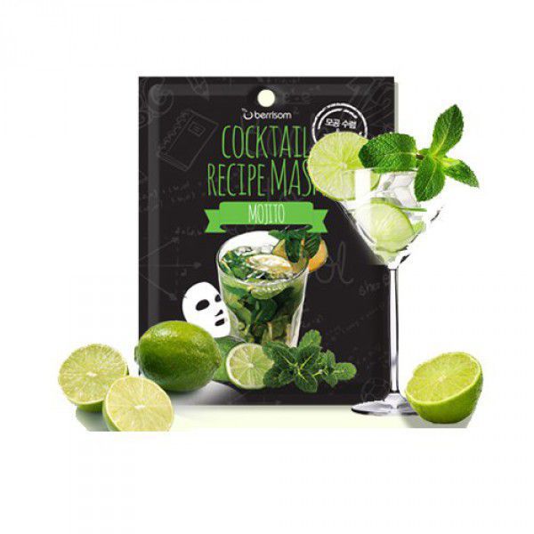 Cocktail Recipe Mask - Mojito - Маска для лица