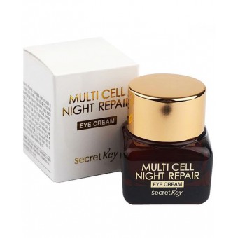 Secret Key Multi Cell Night Repair Eye Cream - Крем для кожи вокруг глаз ночной