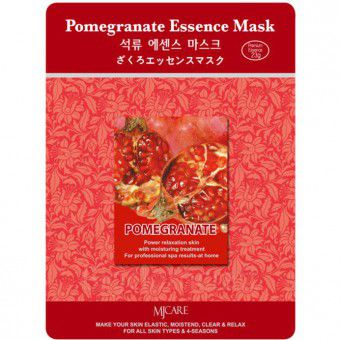 Mijin Pomegranate Essence Mask - Маска тканевая гранат