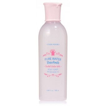 Etude House Pure Water Baobab Moist Toner - Тонер увлажняющий с экстрактом баобаба