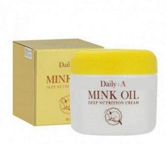 Deoproce Daily: A Mink Oil Deep Nutrition Cream - Питательный крем для лица на основе норкового жира