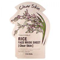 I'm Real Rice Mask Sheet - Маска Рисовая очищающая