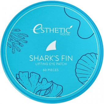 Esthetic House Shark's Fin Lifting Eye Patch - Гидрогелевые патчи для глаз с экстрактом акульего плавника