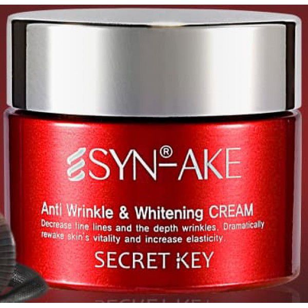 Отбеливающие средства  MyKoreaShop Syn-Ake Anti Wrinkle & Whitening Cream - Антивозрастной крем