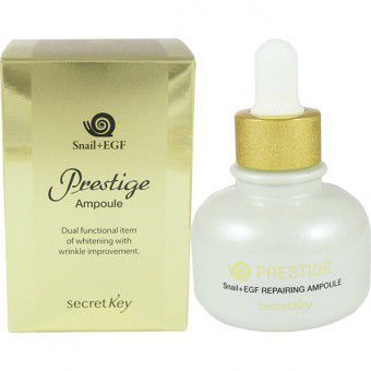 Secret Key Prestige Snail + EGF Repairing Ampoule -  Восстанавливающая сыворотка для лица