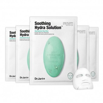 Dr.Jart+ Dermask Water Jet Soothing Hydra Solution - Увлажняющая маска для лица с алоэ вера