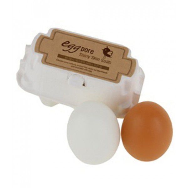 Egg Pore Shiny Skin Soap - Мыло для умывания лица ручной раб