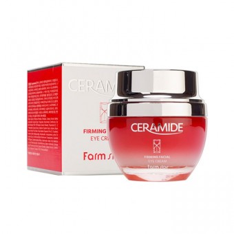 Farm Stay Ceramide Firming Facial Eye Cream - Укрепляющий крем с керамидами для кожи вокруг глаз