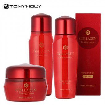 TonyMoly Collagen Firming Skin Care Set - Набор для кожи лица с коллагеном