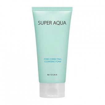 Missha Super Aqua Pore Correcting Cleansing Foam - Пенка для умывания