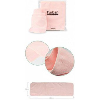 Anskin Turban (Pink) - Повязка для волос