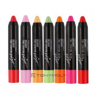 TonyMoly Delight Tint Crayon 07 Neon Cherry - Тинт-бальзам для губ