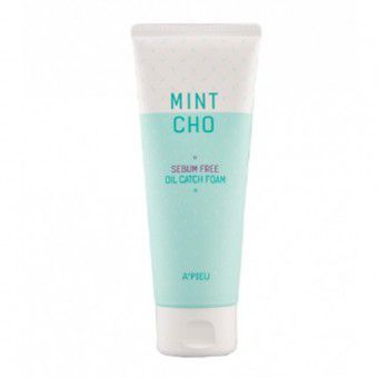 A'pieu Mint Cho Sebum Free Oil Catch Foam - Пенка для умывания для жирной кожи