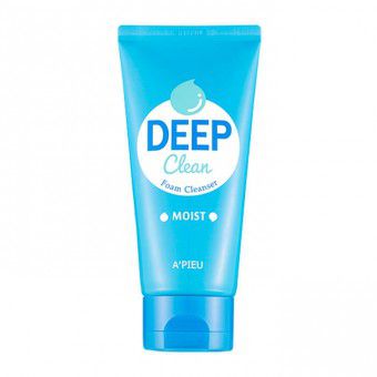 A'pieu Deep Clean Foam Cleanser Moist - Увлажняющая глубокоочищающая пенка для умывания и снятия макияжа