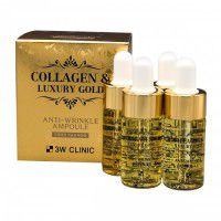 Collagen & Luxury Gold Anti Wrinkle Ampoule - Сыворотка с золотом и коллагеном