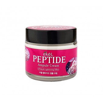 Ekel Peptide Ampule Cream - Ампульный крем для лица с пептидами