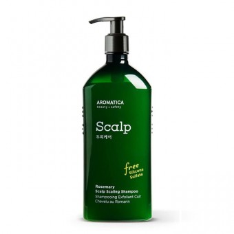 Aromatica Rosemary Scalp Scaling Shampoo - Бессульфатный глубокоочищающий шампунь с розмарином