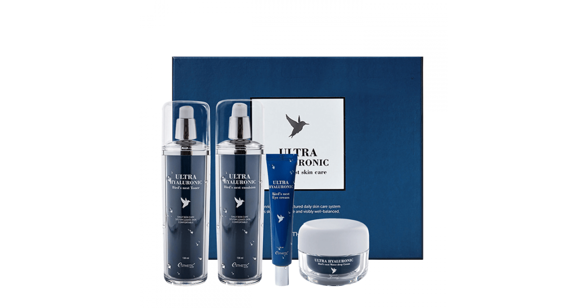 Esthetic отзывы. Набор Esthetic House Ultra Hyaluronic acid Bird's Nest Skin Care. Ultra Hyaluronic косметика Кореи. Набор корейской косметики Esthetic House. [Esthetic House] Ласточка/Гиалурон набор для лица Ultra Hyaluronic acid Bird's Nest Skin Care Set.