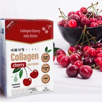 Singi Collagen Cherry Jelly Sticks - Желе в стиках с коллагеном