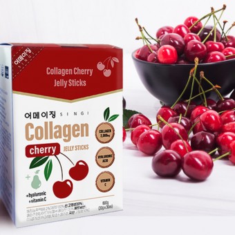 Jinskin Singi Collagen Cherry Jelly Sticks - Желе в стиках с коллагеном