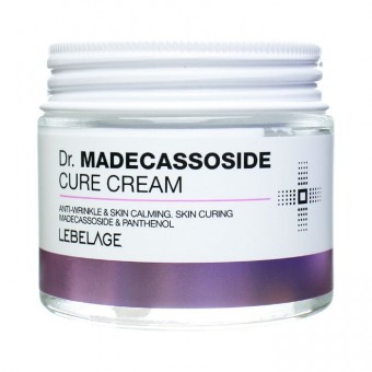 Lebelage Dr. Madecassoside Cure Cream - Крем для лица успокаивающий с мадекассосидом